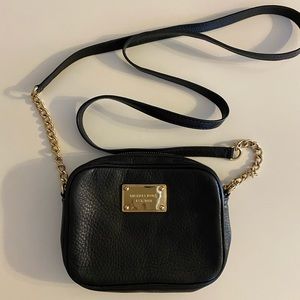 Michael Kors Black Crossbody Bag with Gold Chain